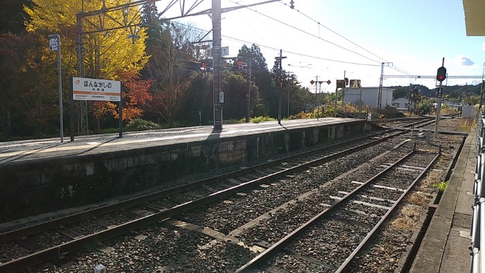 本長篠駅 田口線跡