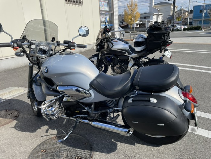 コンビニ駐車場(出発地)