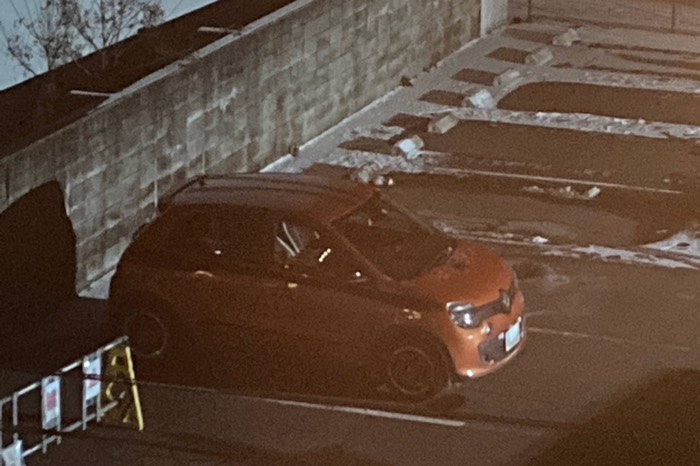 ちょうど部屋から見えました♪