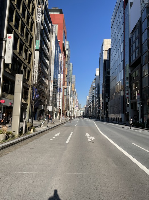 歩行者天国の銀座