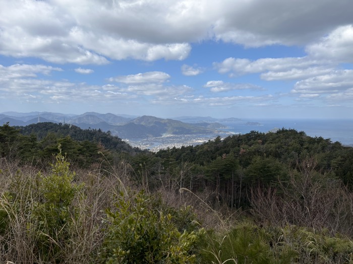 見晴らしの丘(400mぐらい)から
