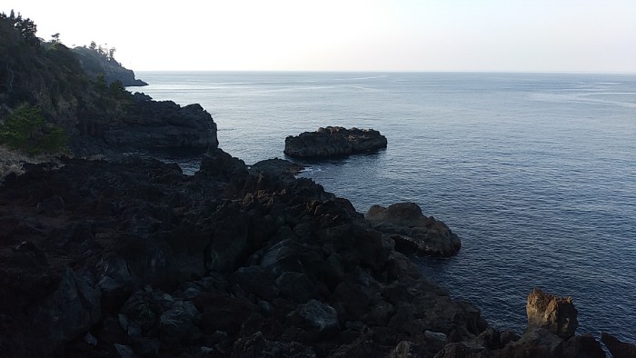 大島公園海岸遊歩道 より