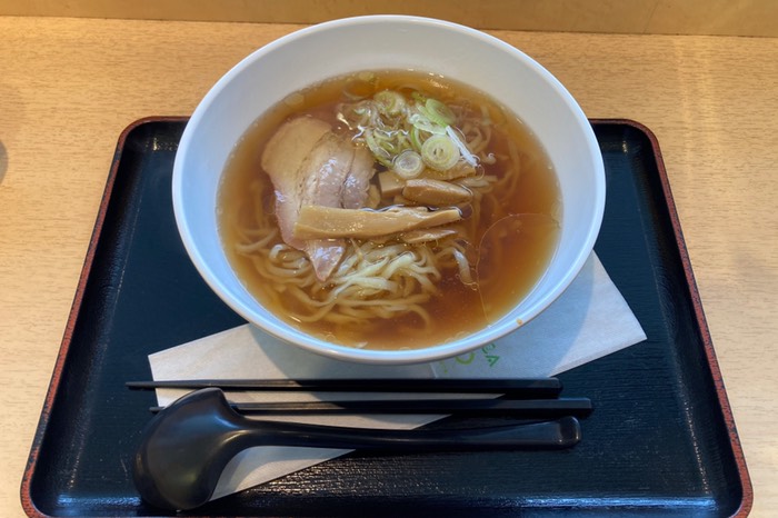 お昼は喜多方ラーメン