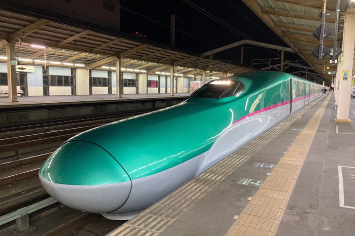 なすの(各駅停車)でも早かった