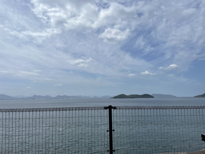 与島からの風景