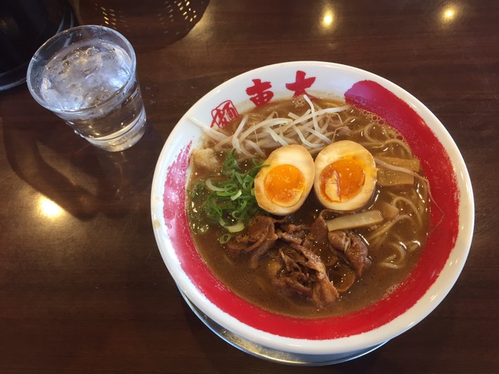 徳島ラーメンを堪能