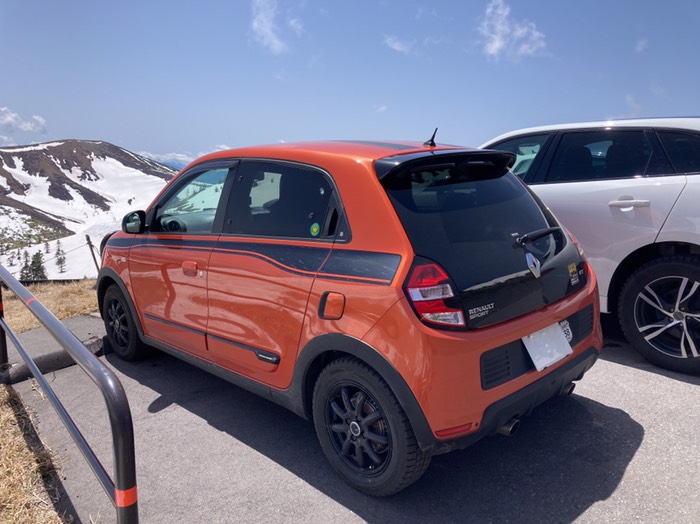 ここに駐車しました