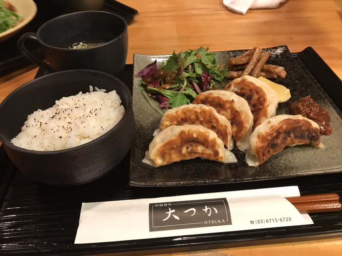 とり餃子定食