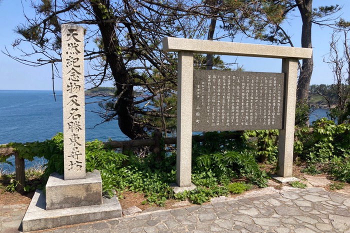 天然記念物及名勝東尋坊