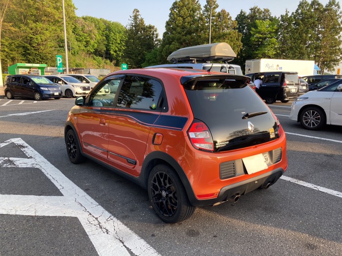 渋滞の手前でトイレに寄っておきます