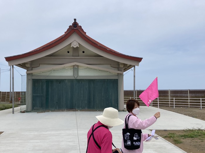 大野湊神社の夏の仮宮　日和山　