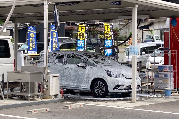 無事手洗い洗車お願いできました