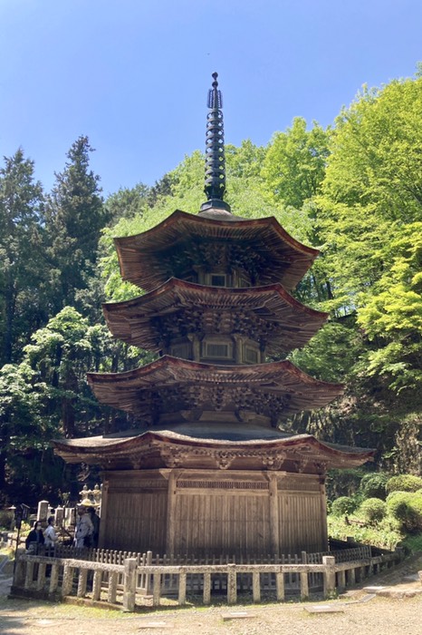 安楽寺 八角三重塔