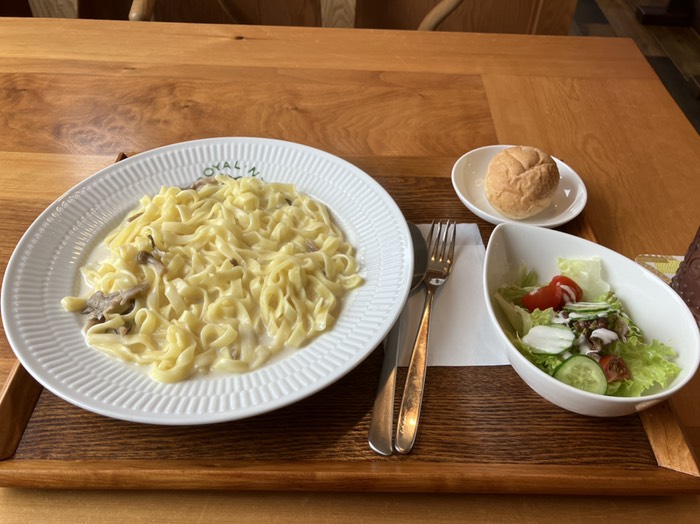 きのこのチーズクリームパスタ¥1400-