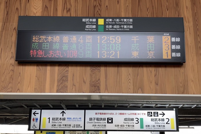 銚子駅まで送ってもらいましたが…