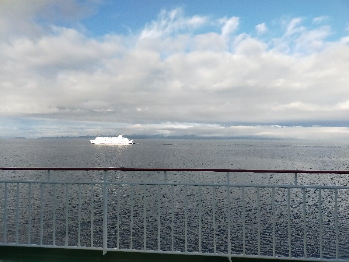 津軽海峡フェリー　すれ違い