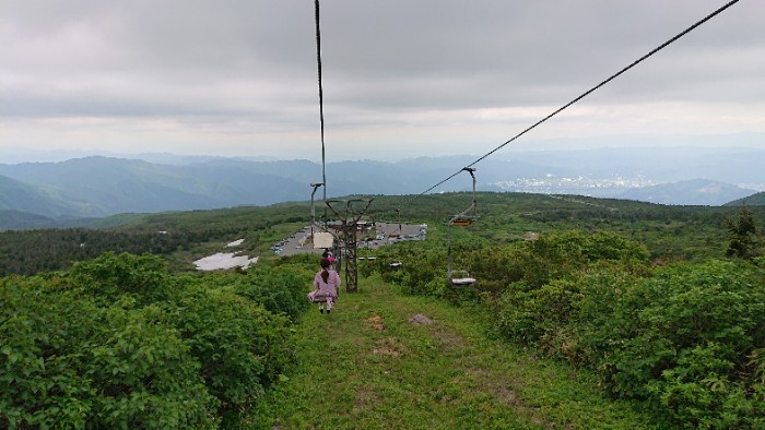 帰りもロープウェイ