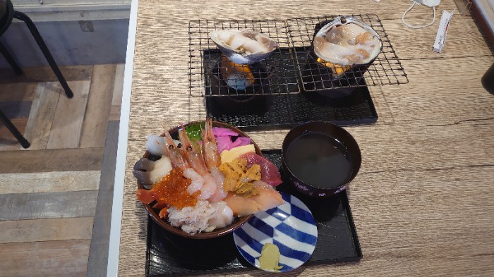 焼きホッキ付き