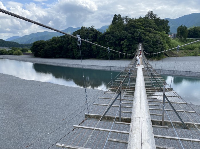 塩郷の吊橋⑤