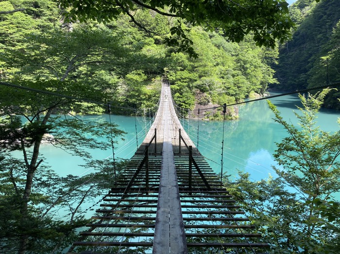 寸又峡夢の吊橋④