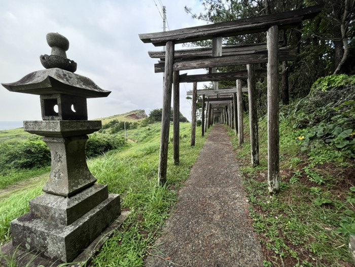 宇津の観音様への参道