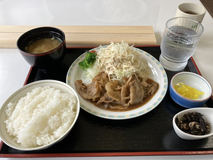 豚生姜焼き定食¥850-