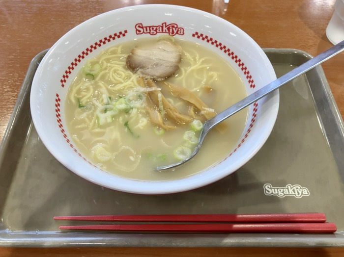 スガキヤラーメンいただきました🍜