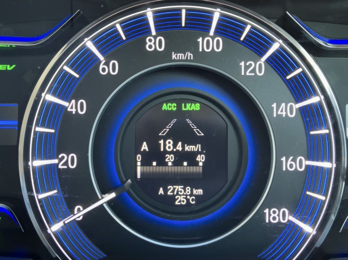 さすがハイブリッド！燃費良い！