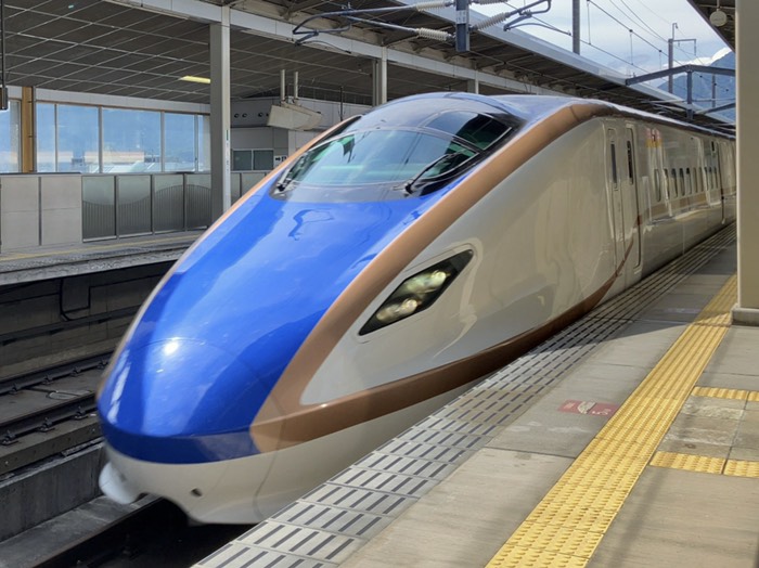 ここからは新幹線乗ります！