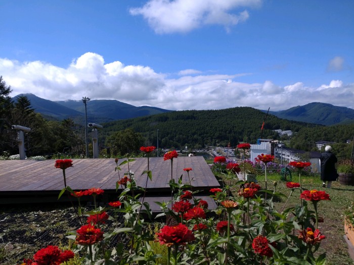 展望リフト 山頂駅より
