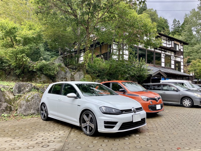 貝掛温泉到着！