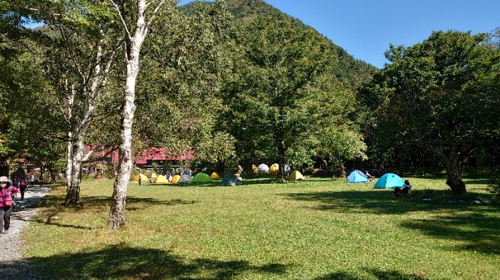 徳沢キャンプ場