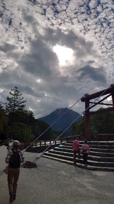 河童橋からの焼岳