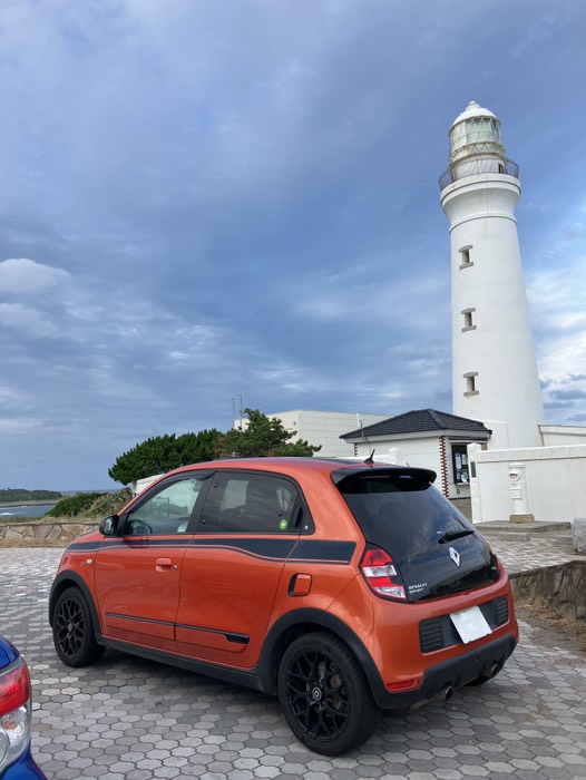 犬吠埼灯台の近くへとめられました♪