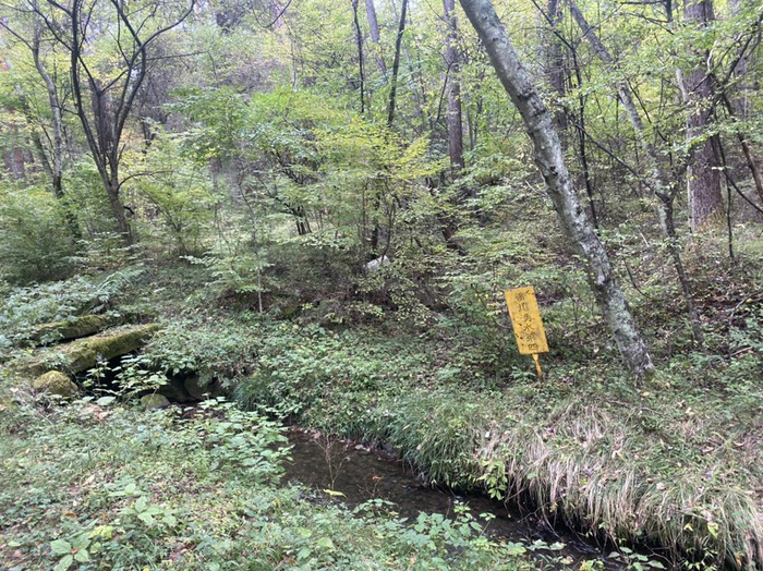 柳川湧水第四　看板
