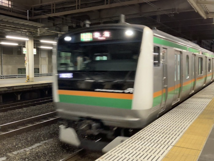 ここからは在来線に乗ります