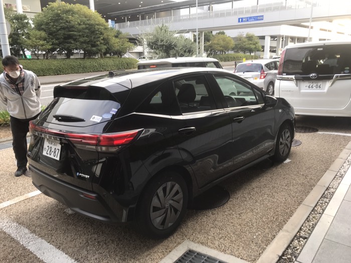 レンタカー返却