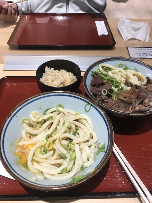 関西空港で食事