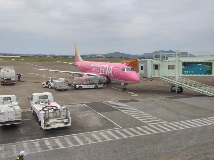 高知龍馬空港 着