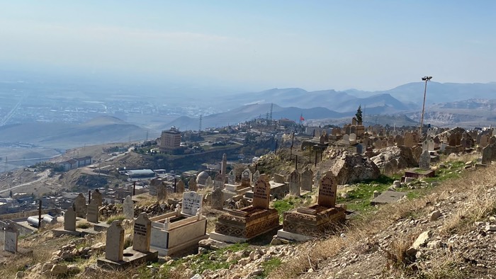 Muslimischer Friedhof in Mardin