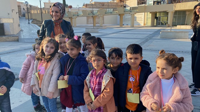 Zum Abschied - ein Foto der Kindergartenschar