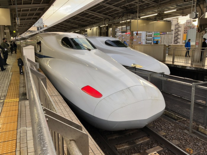 ここからこだまに乗換えます