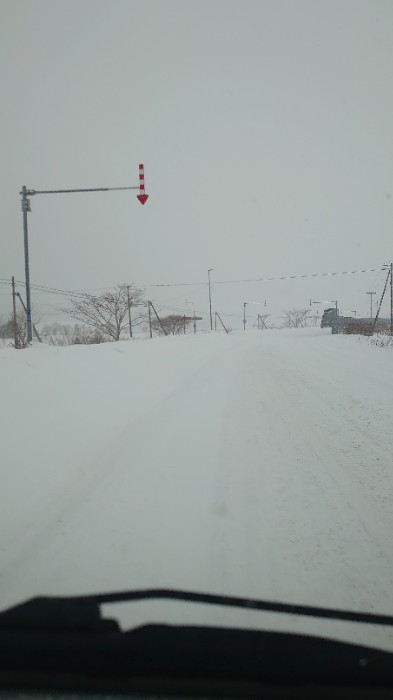 ホワイトアウト寸前