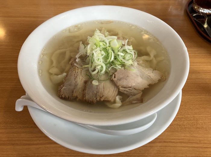 会津山塩ラーメンをいただきました🍜