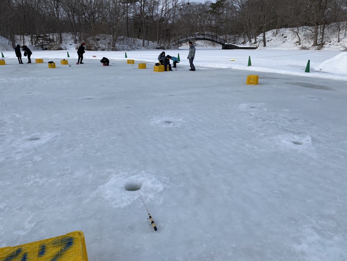 ワカサギ釣り①