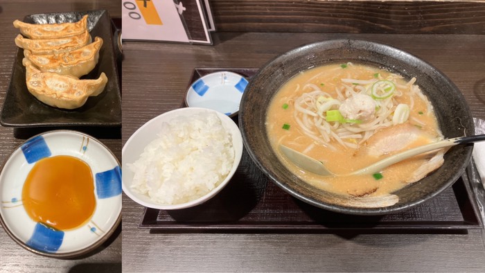 お昼は魚沼ラーメン🍜