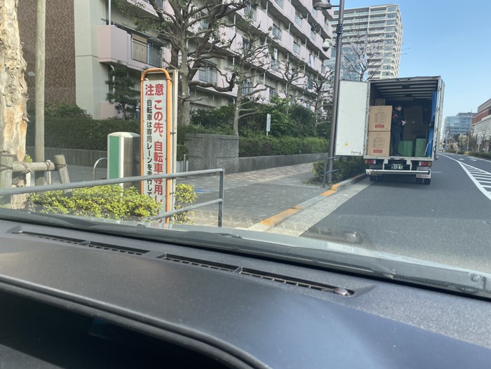 豊洲埠頭前　8:49