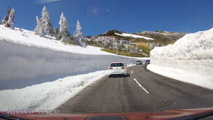 この辺りが1番雪の回廊ぽいかな