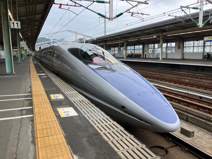 初500系新幹線乗車でした