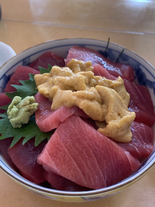 ウニまぐろ丼